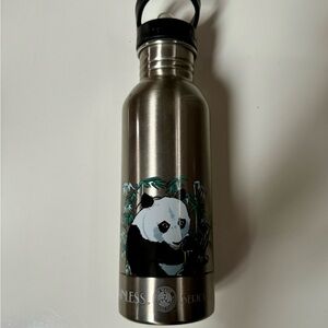Stainless steel panda water bottle